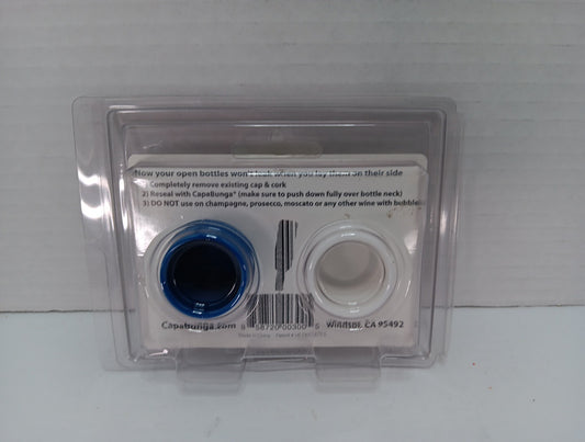 🍷 Capabunga Reusable Wine Bottle Cap & Sealer, Shipfaced & Red, Rose, White 🍷