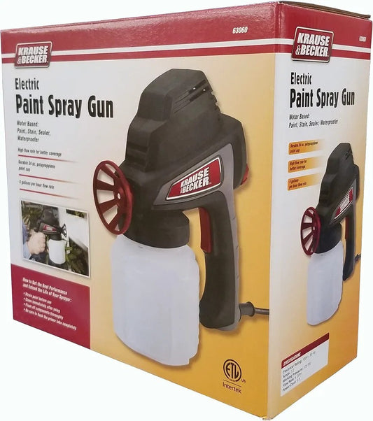 🎨 Krause & Becker Paint Spray Gun 63452 5GPH 24oz Cup HVLP New 🎨