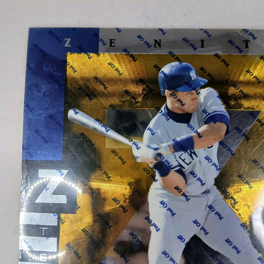 1997 Pinnacle Zenith Z Team Jumbo 0908/1000 Derek Jeter #7 HOF Sealed Peel Off