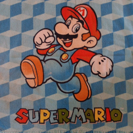 2011 Nintendo Super Mario Bros Beach Bath Towel Mario Luigi 42"x23" RARE 🪙 🪙