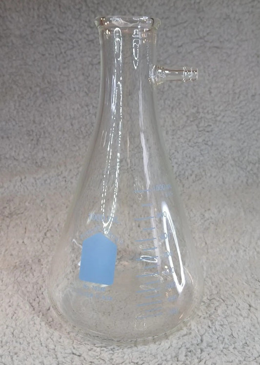 1000mL Pyrex Vista Heavy Wall Filter Flask 7034 Lab Grade
