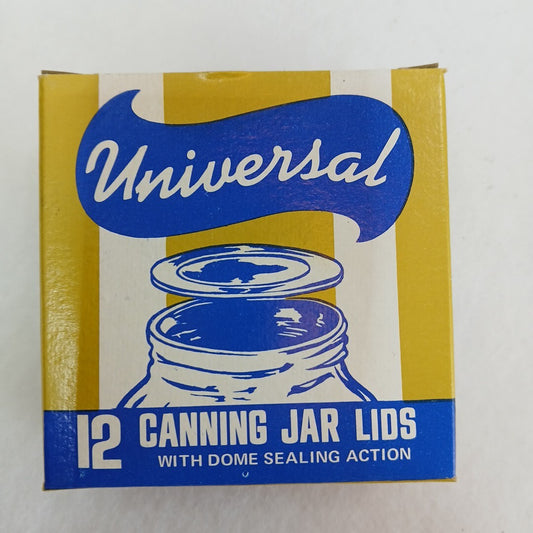 72 Universal Mason Canning Jar Lids With Dome Sealing Action Vtg New 🫙🫙🫙