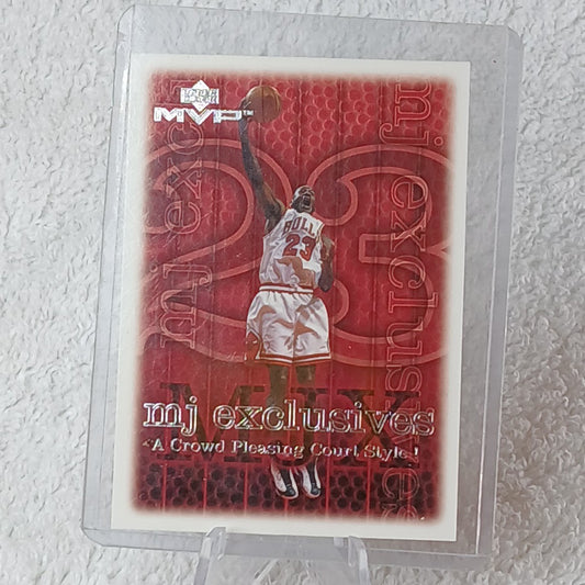 1999 Upper Deck MVP Michael Jordan MJ Exclusives #183 Chicago Bulls HOF