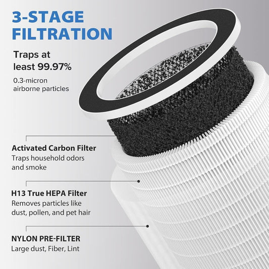 2X MAX HEPA Replacement Filter for Afloia MAX/MAGE/MAGE PRO Air Purifier