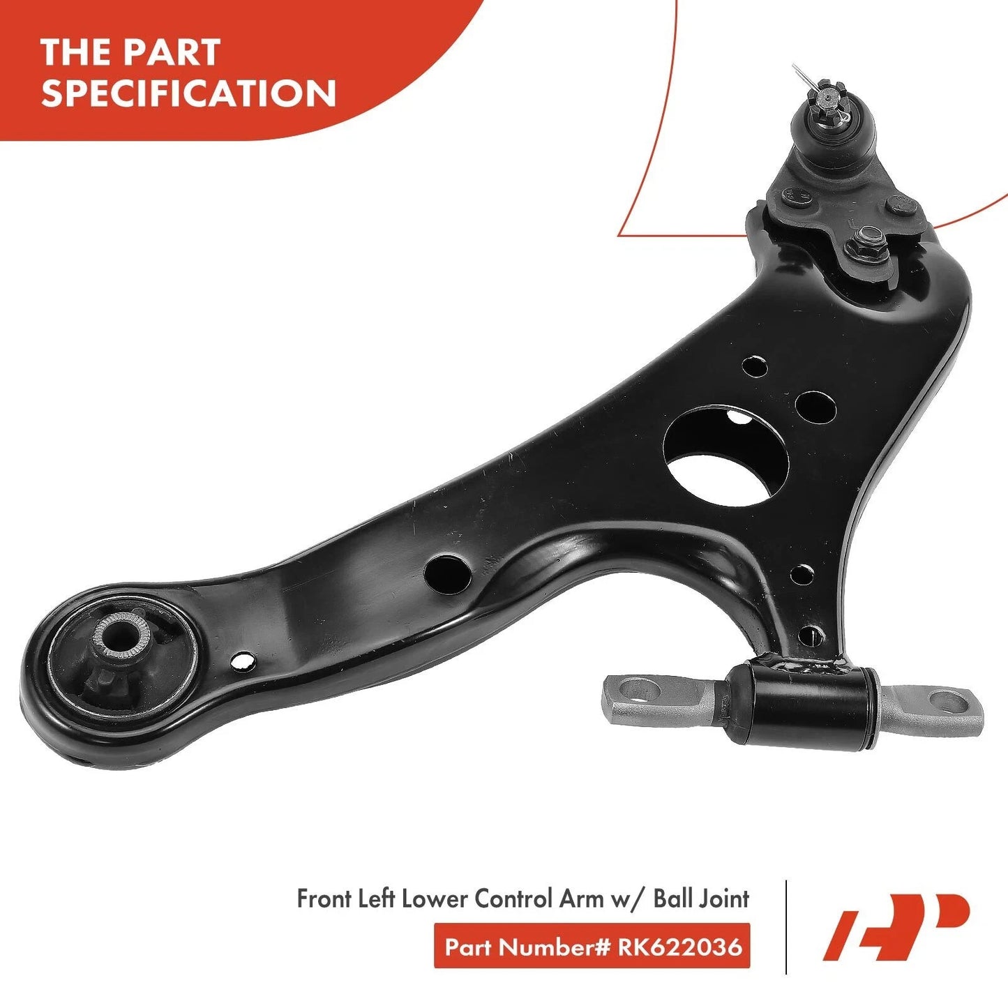 A-Premium Control Arm w/ Ball Joint Front Left Lower for Toyota Sienna 2011-2019