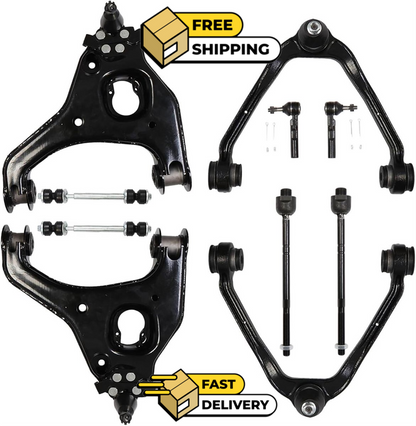 10pc Suspension Control Arm Kit for 99-06 Chevy Silverado GMC Sierra 1500 2WD ⚙️