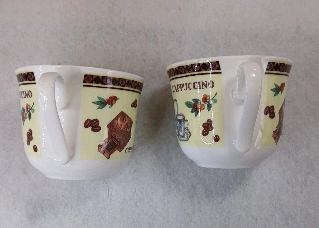 1998 Roy Kirkham Set Of 2 Fine Bone China Coffee Arabica Cup  Saucer set England
