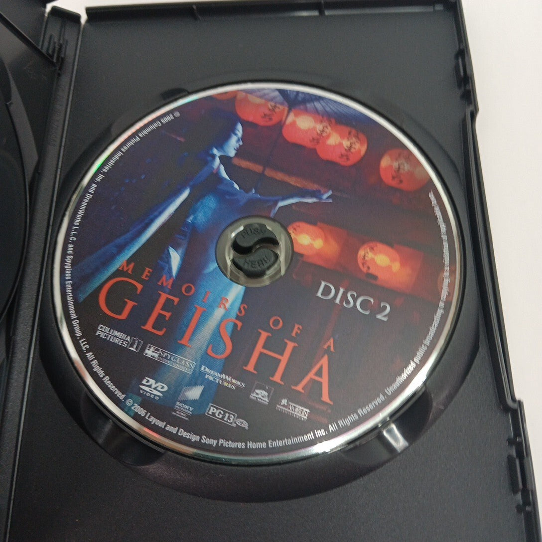2 DVD Memoirs of a Geisha SPECIAL: Ziyi Zhang Ken Watanabe Michelle Yeoh EUC
