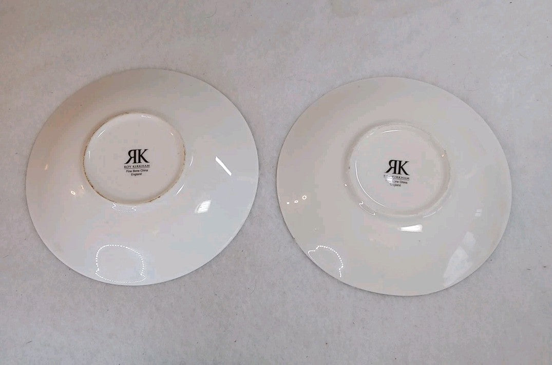 1998 Roy Kirkham Set Of 2 Fine Bone China Coffee Arabica Cup  Saucer set England