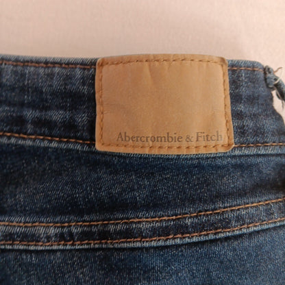 ABERCROMBIE & FITCH Jeans Skinny Ankle Mid Rise Blue Size W27  H29 4S GOOD
