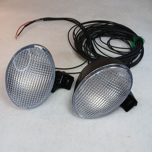 2 Offroad 12V Flood Lights Assemby W/ CEC 862 Bulbs 37.5W And Wiring TESTED 5"