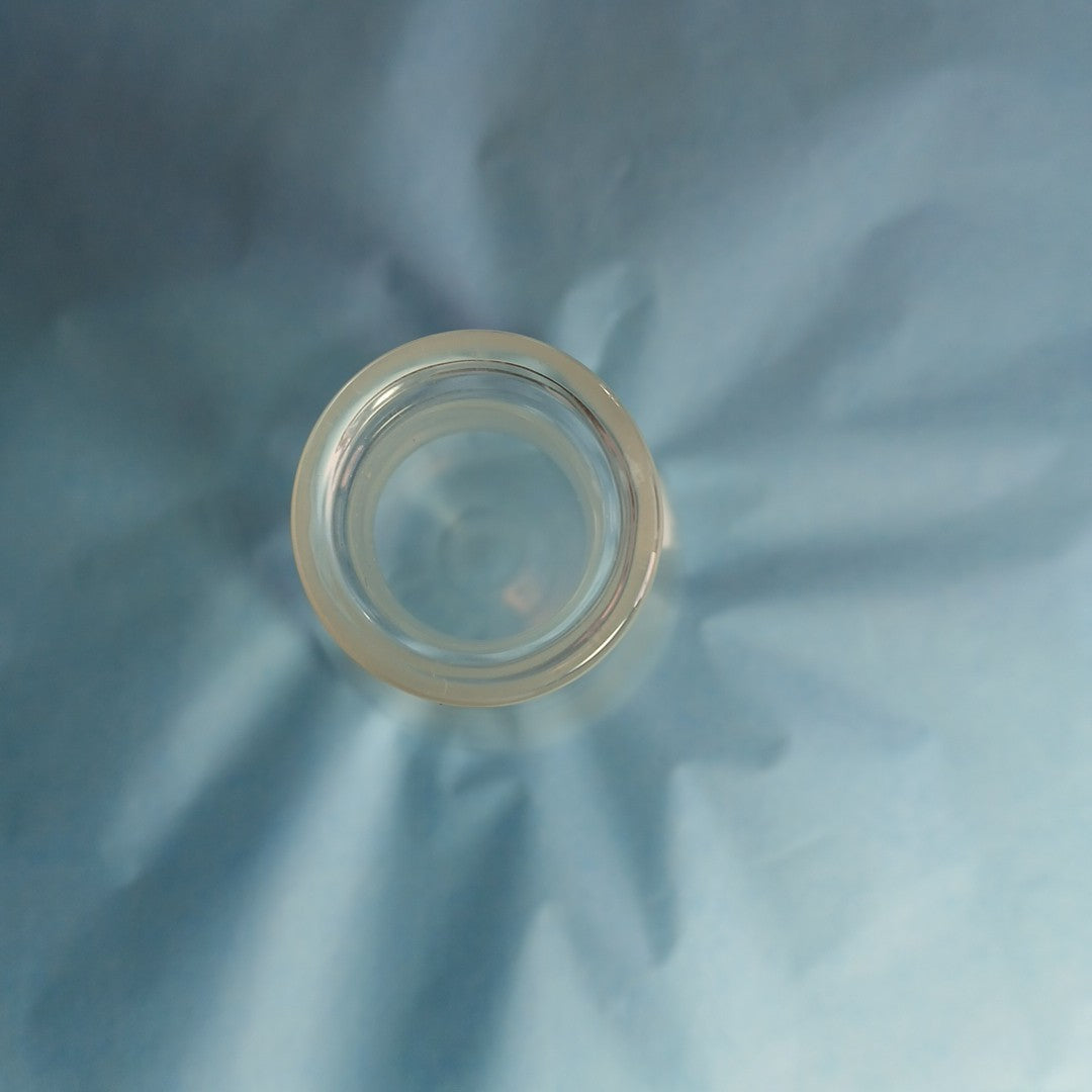 125 ml No 4980 Stopper No 5 Graduated Glass Erlenmeyer Flask.  Pyrex USA