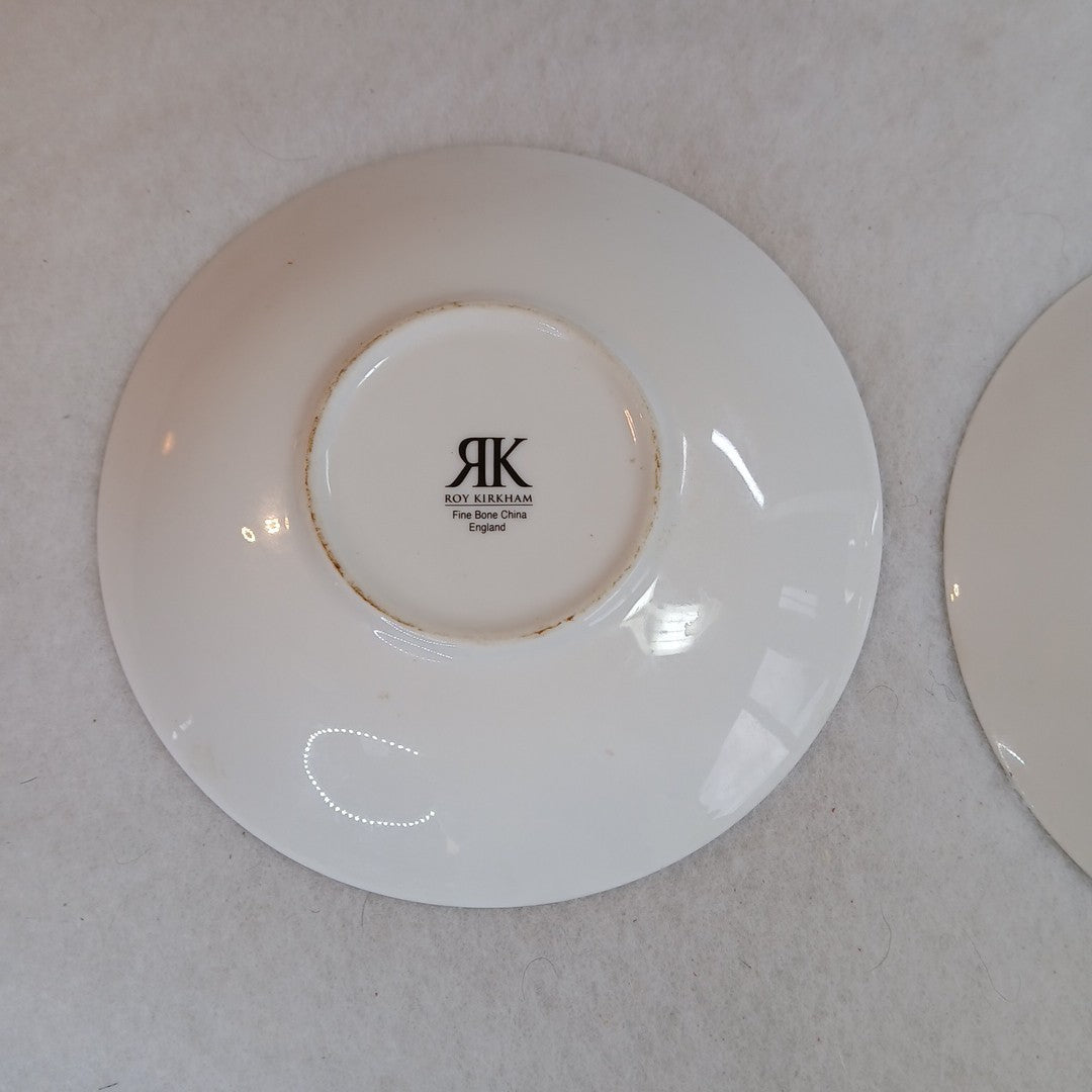 1998 Roy Kirkham Set Of 2 Fine Bone China Coffee Arabica Cup  Saucer set England