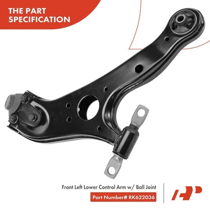 A-Premium Control Arm w/ Ball Joint Front Left Lower for Toyota Sienna 2011-2019