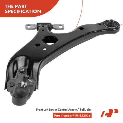 A-Premium Control Arm w/ Ball Joint Front Left Lower for Toyota Sienna 2011-2019
