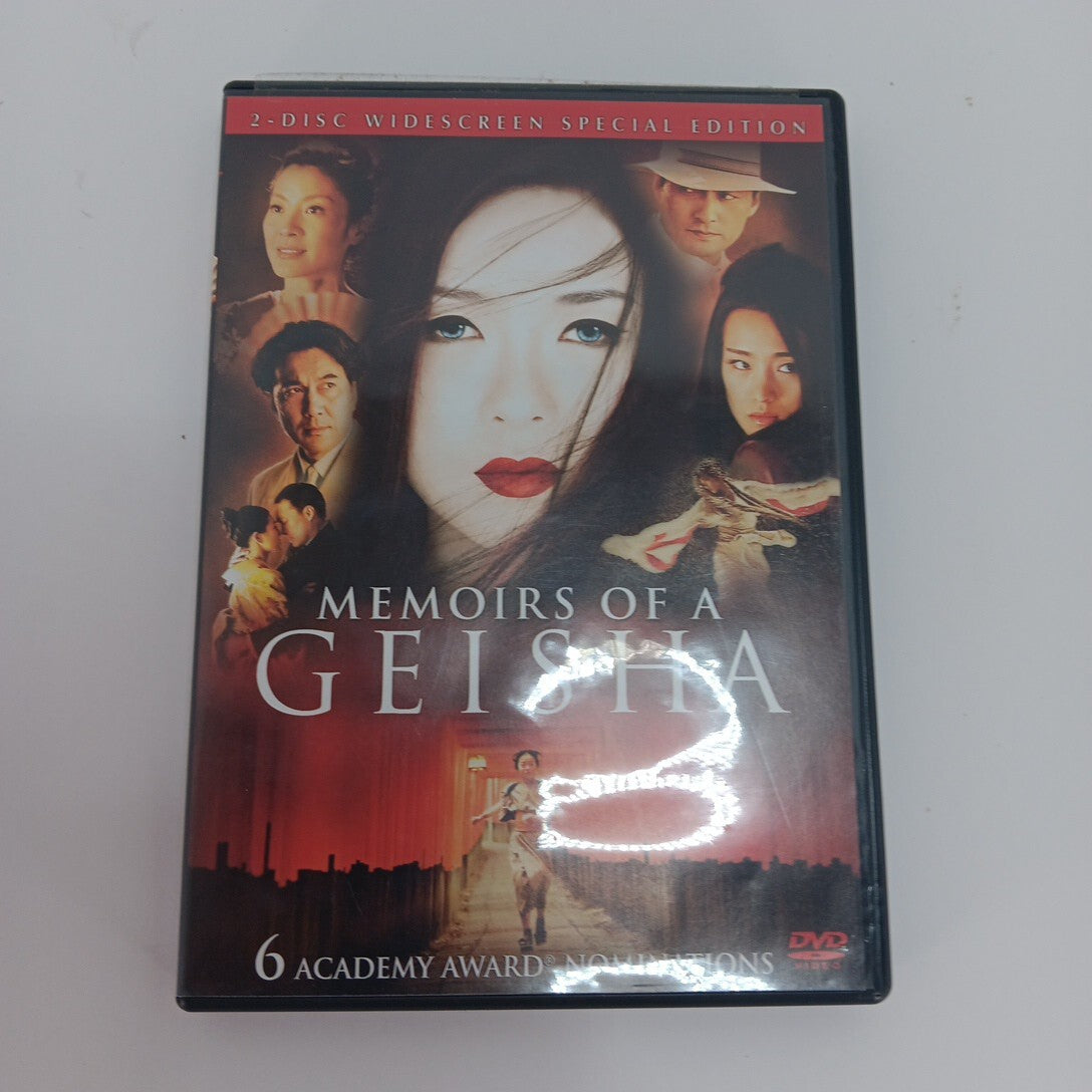 2 DVD Memoirs of a Geisha SPECIAL: Ziyi Zhang Ken Watanabe Michelle Yeoh EUC