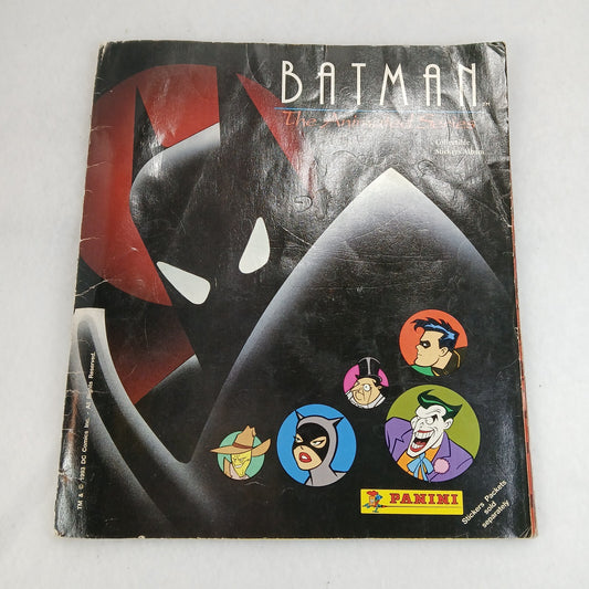 1993 Batman Sticker Album Vintage Incomplete Panini