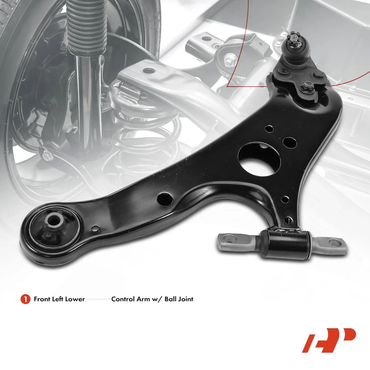 A-Premium Control Arm w/ Ball Joint Front Left Lower for Toyota Sienna 2011-2019