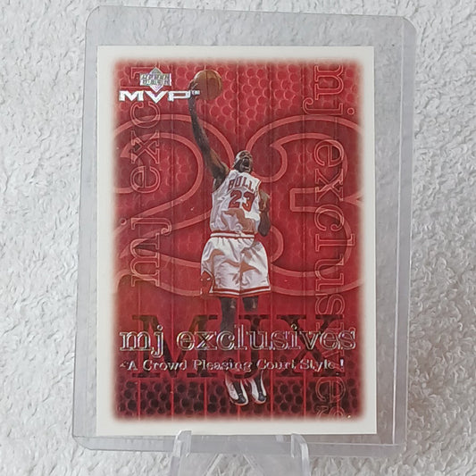 1999 Upper Deck MVP Michael Jordan MJ Exclusives #183 Chicago Bulls HOF