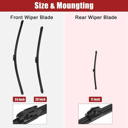 ACROPIX Wiper Blade Set for BMW X2 2018-2024