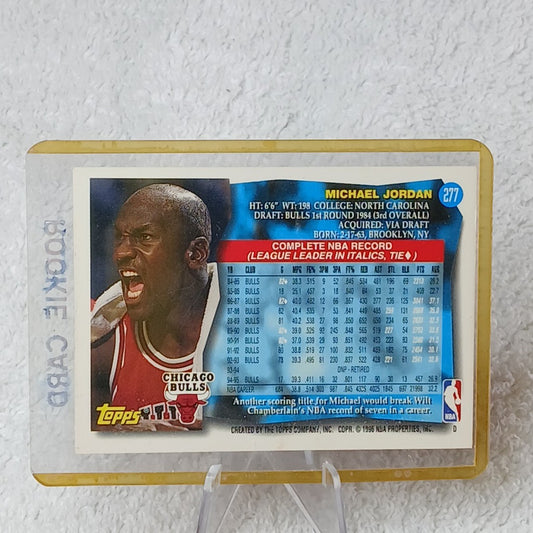 1995-96 Topps Michael Jordan #277 Chicago Bulls HOF NBA Guard